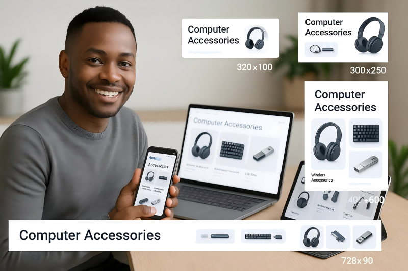 step of create responsive display ads