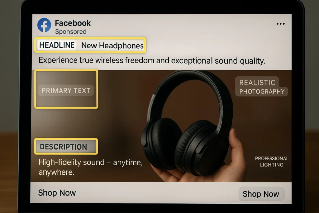 how to write ad copy for facebook​