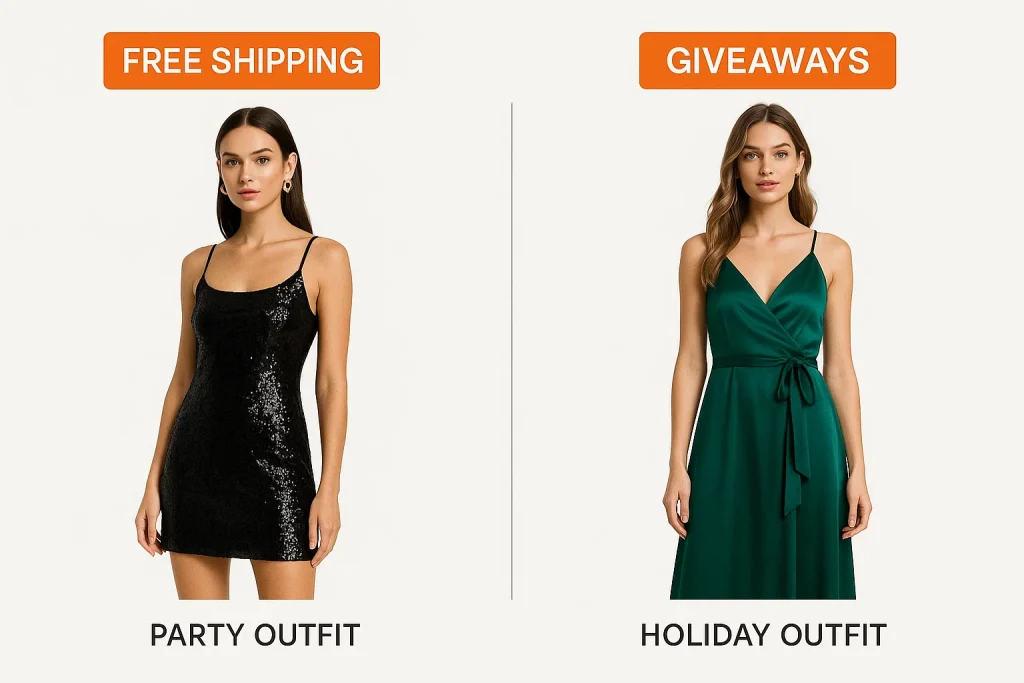 Black Friday clothing advertisement