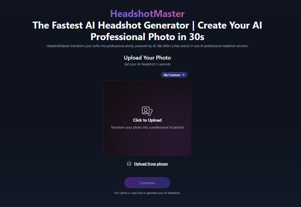 free ai headshot generator headshotmaster